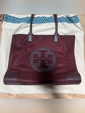 Tory Burch Nylon Ella Tote -pre owned